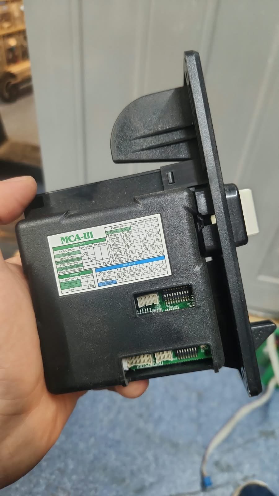 ICT MCA-III Münzprüfer (CA3-LEU6-L5), 12 V DC, Parallel